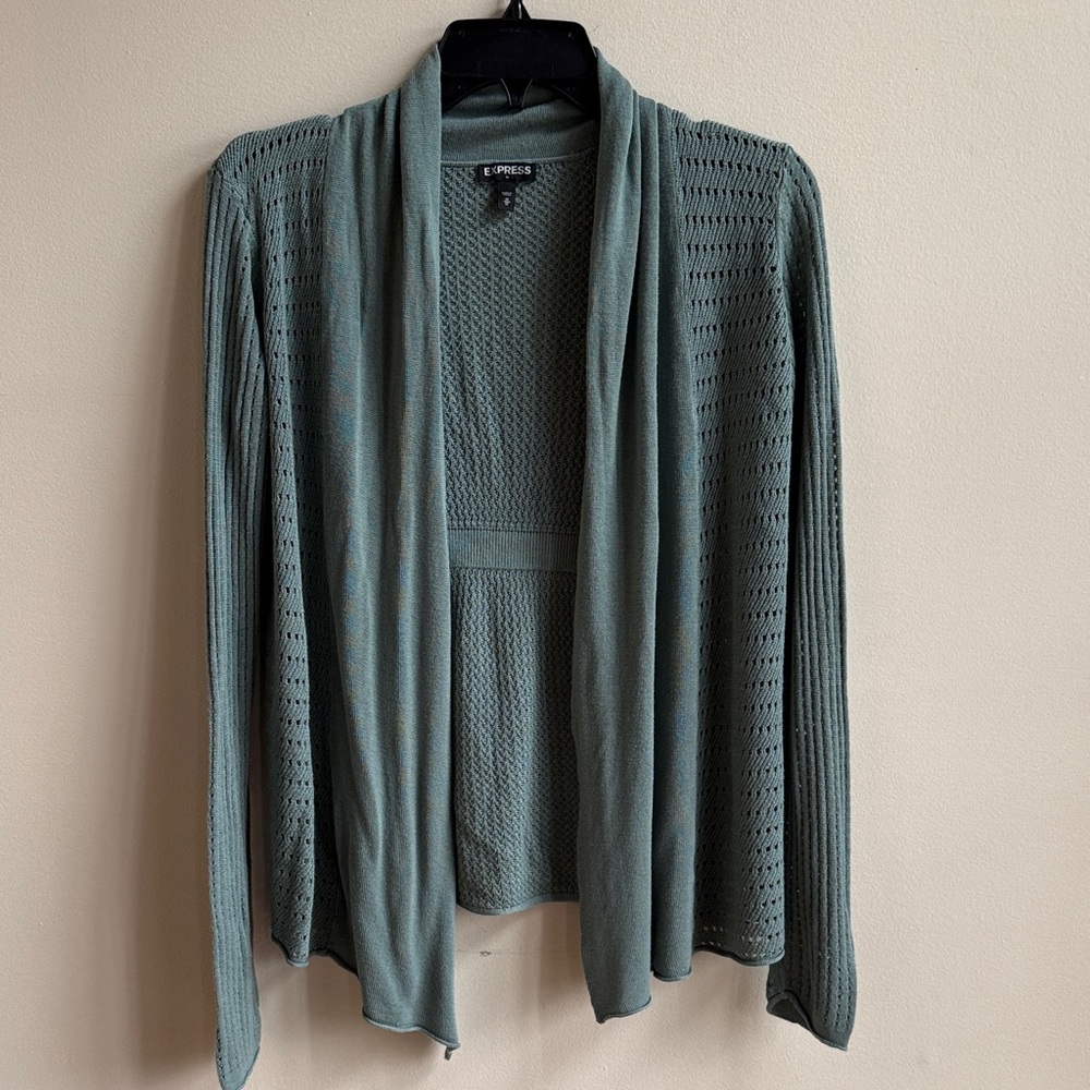 Express Open-Front Sweater Medium
